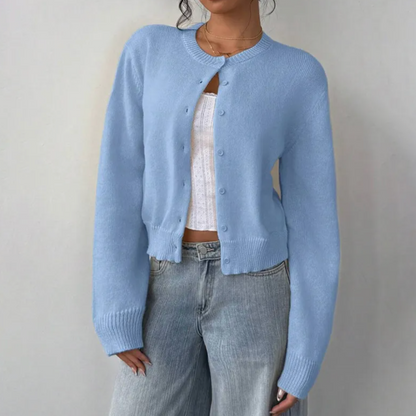 Fiona | ’s Spring Cropped Button Cardigan