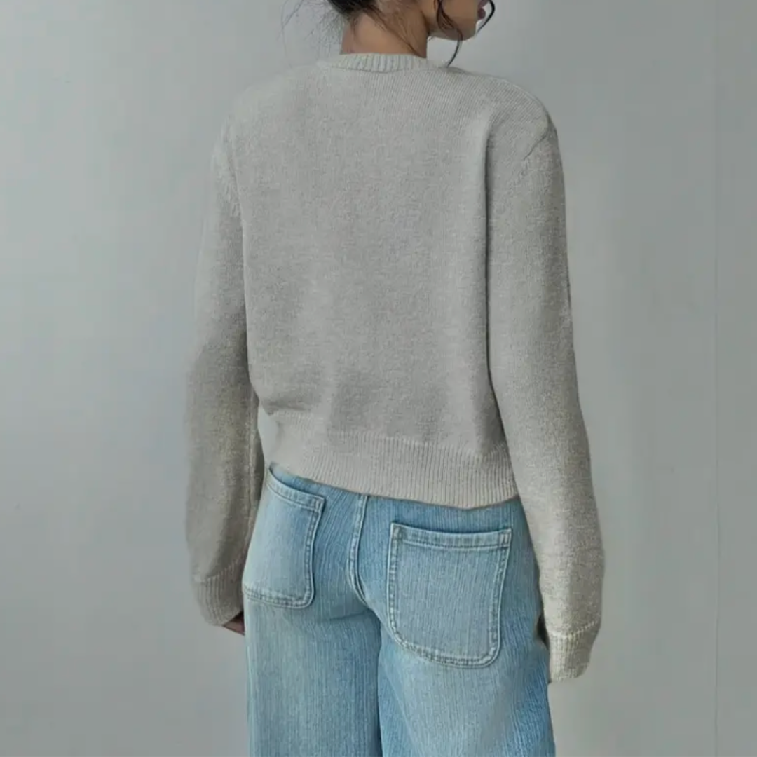 Fiona | ’s Spring Cropped Button Cardigan