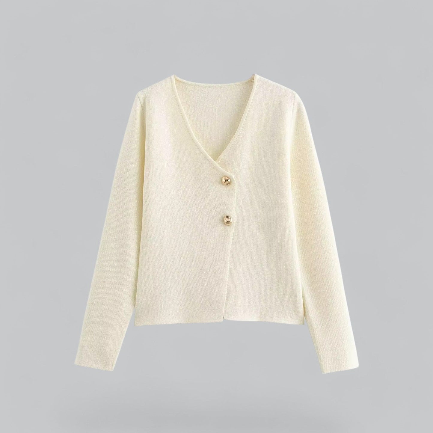 Grace | Spring Minimal Button Cardigan