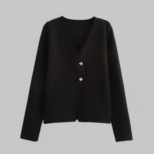 Grace | Spring Minimal Button Cardigan