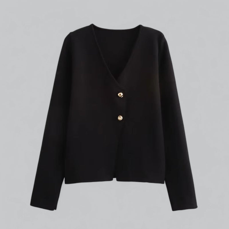 Grace | Spring Minimal Button Cardigan