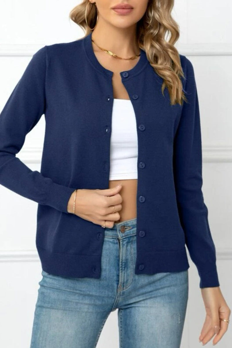 Color Knit Cardigan