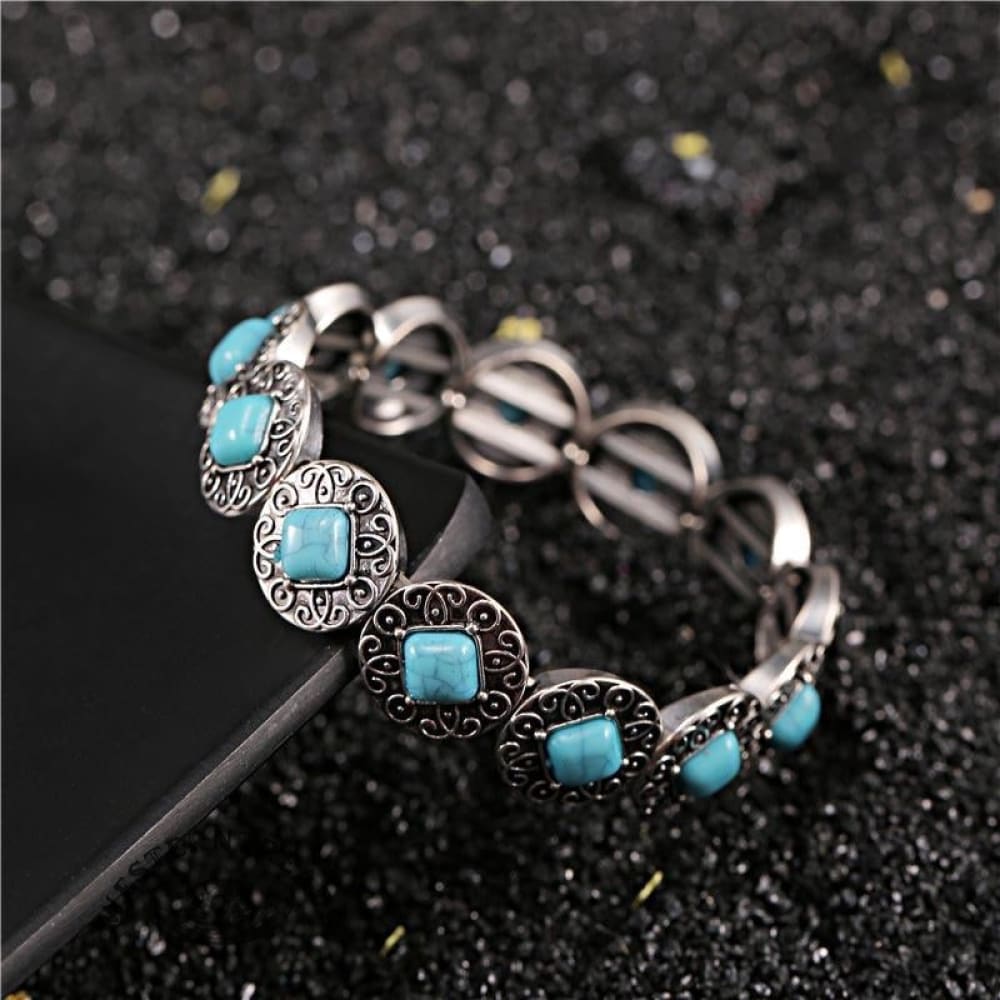Turquoise Style Light-weight Bracelet