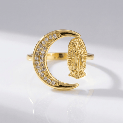 Silver Faith Trinity Ring - (adjustable)