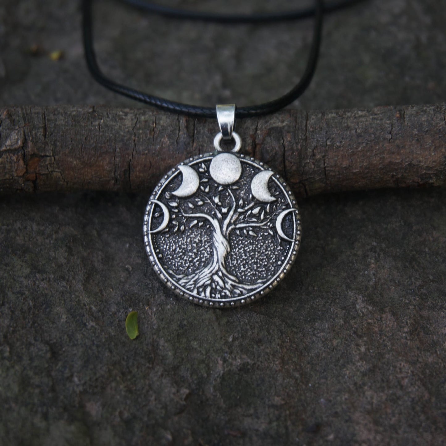 Moon Phase Tree of Life Necklace