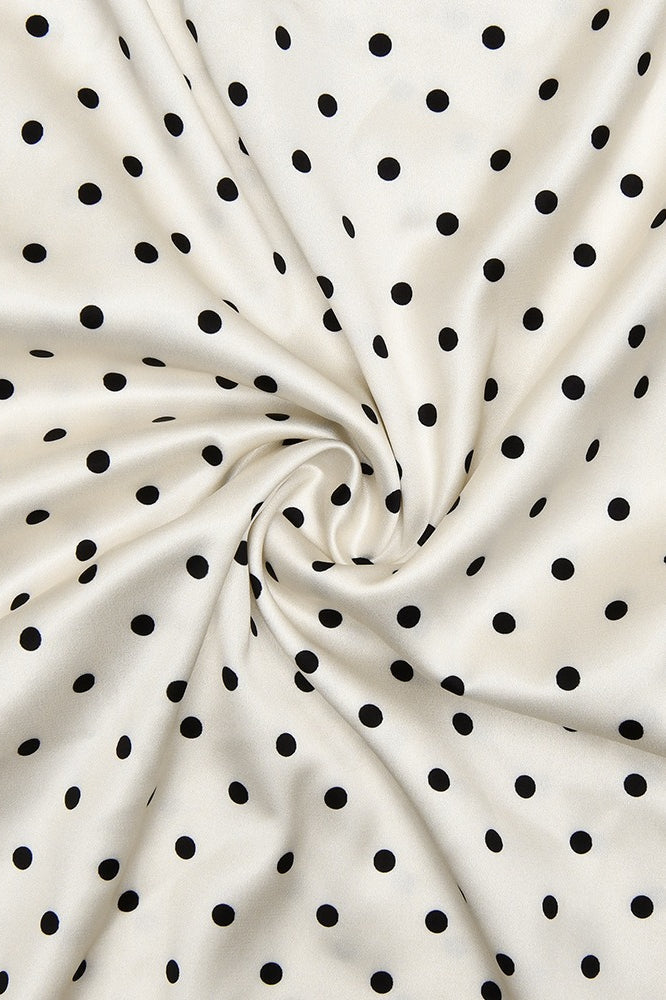 Polka Dot Bodycon Cami Maxi Dress
