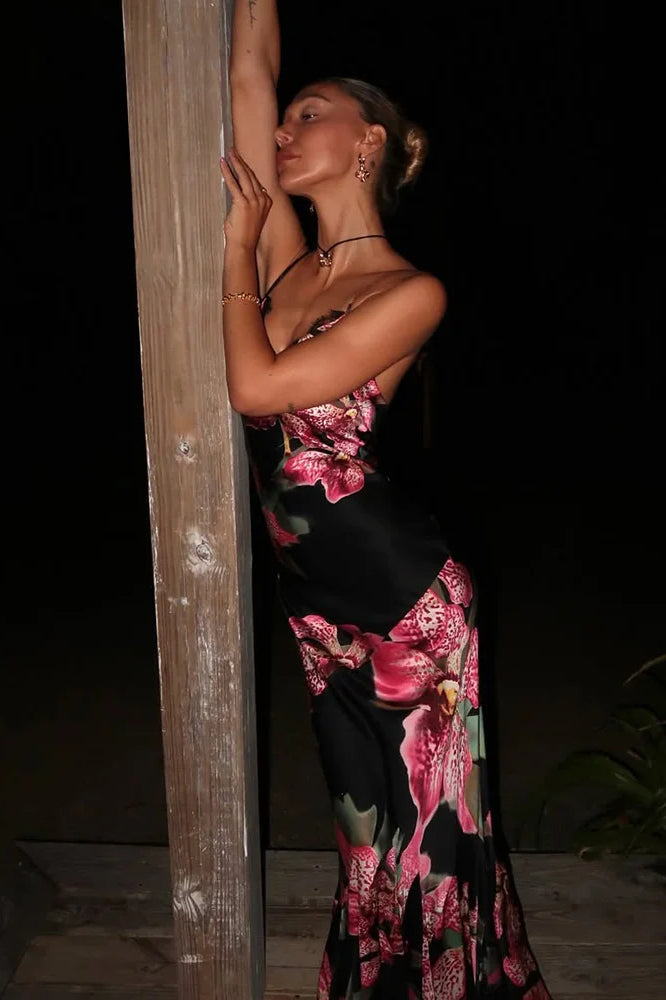 Summer V-neck Maxi Dress
