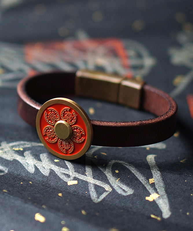 Red Leather Cinnabar Watches