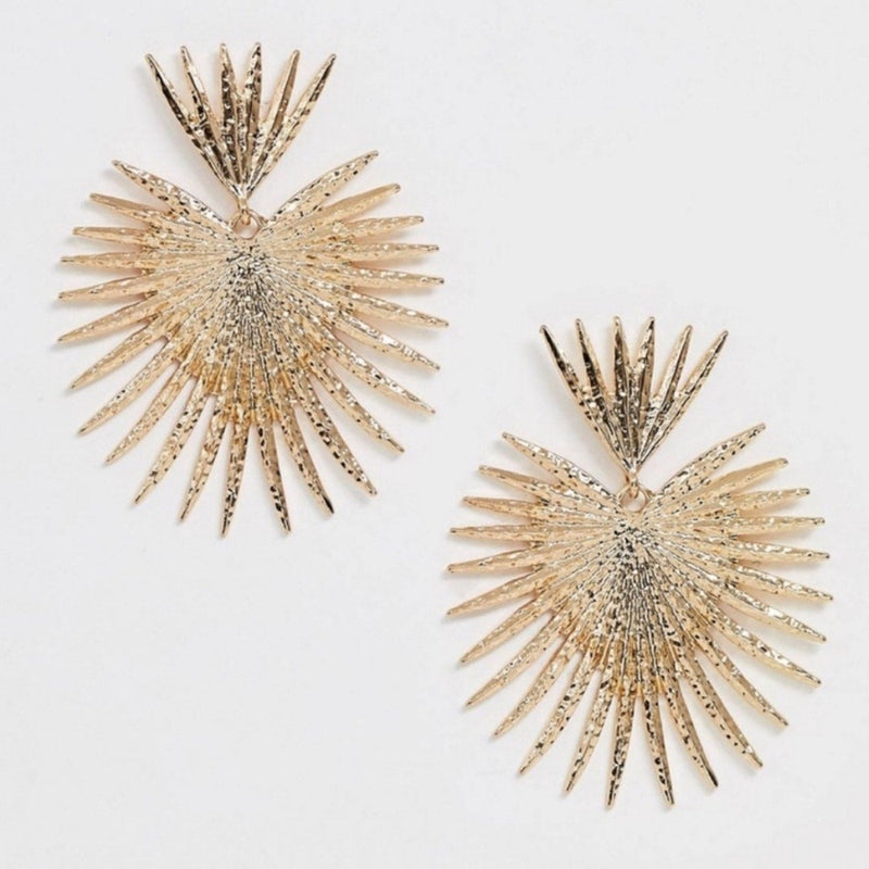 Revolve X Shashi Throne Earrings Gold