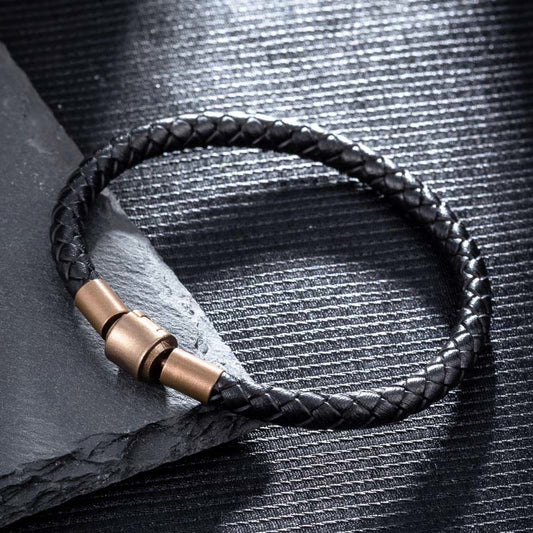 Buddha Stones Leather Rope Luck Braid String Bracelet