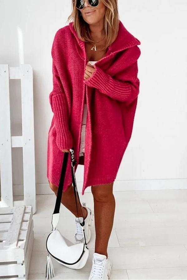Fall for Nyc Hooded Cardigan