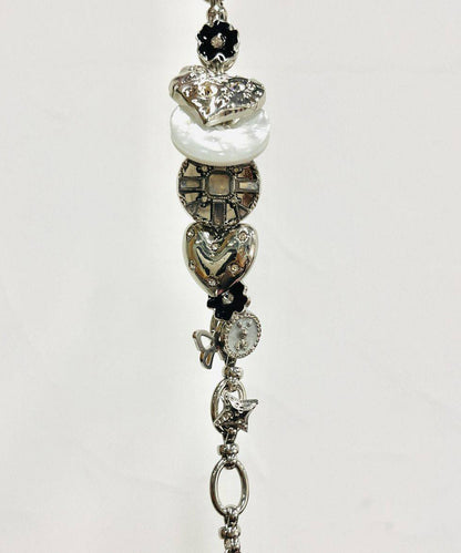 Boutique Silk Metal Chain Chain Bracelet