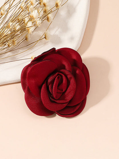 Color Three-dimensional Flower Brooch Accessories