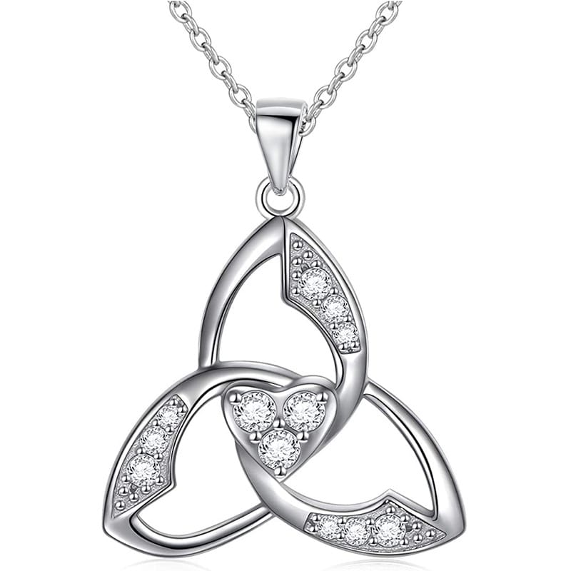 Whisper of Love & Protection Triquetra Necklace