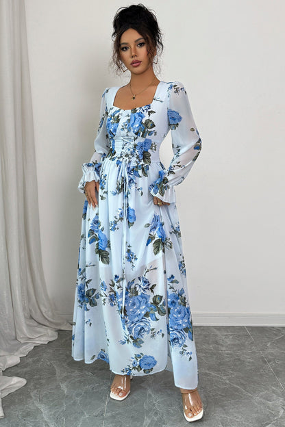 Simple Long Sleeve Maxi Dress