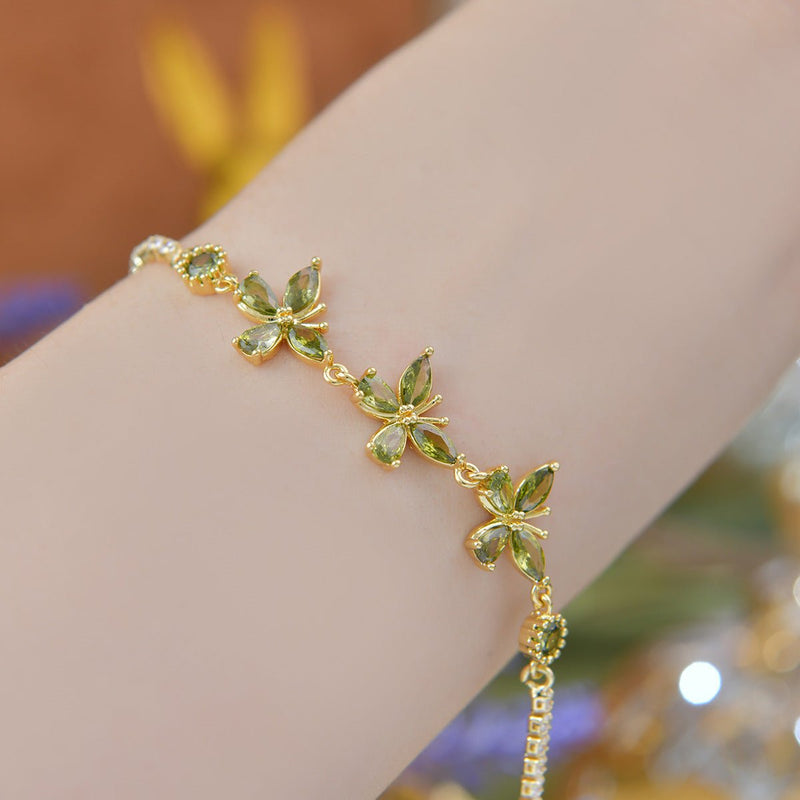 Adelaide Bracelet in Green