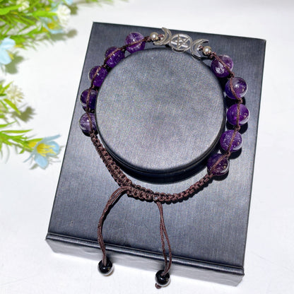 Adjustable 8mm Mixed Crystal Spiritual Bracelet