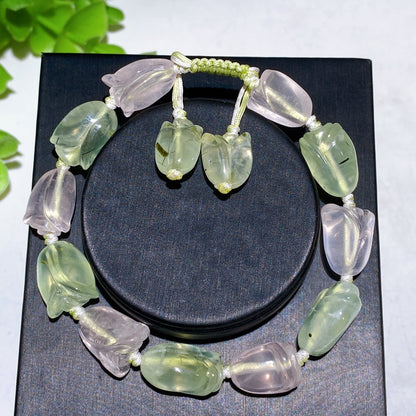 Adjustable Crystal Healing Bracelet With Natural Gemstones