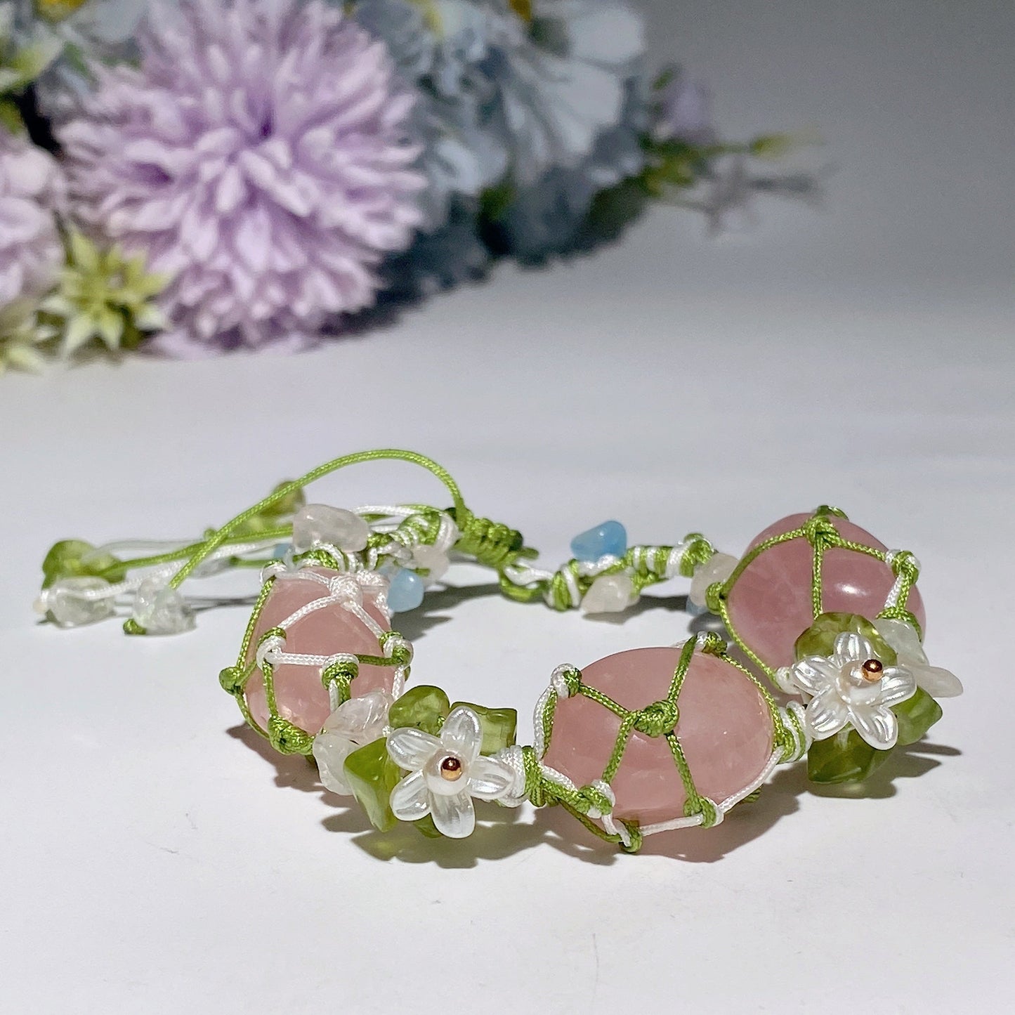 Adjustable Mixed Crystal Spiritual Bracelet 5-7cm Healing Energy