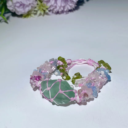Adjustable Mixed Crystal Spiritual Bracelet 5-7cm Healing Energy