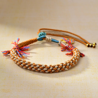 Adjustable Tibetan Zakiram Goddess of Wealth Spiritual Protection Bracelet