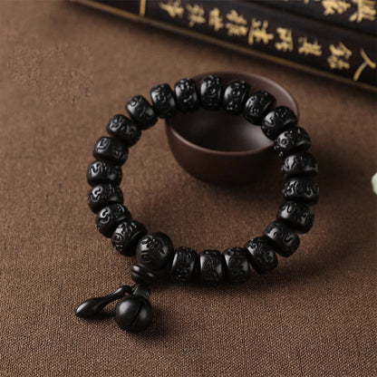 13mm Lightning Strike Wood Spiritual Protection Bracelet