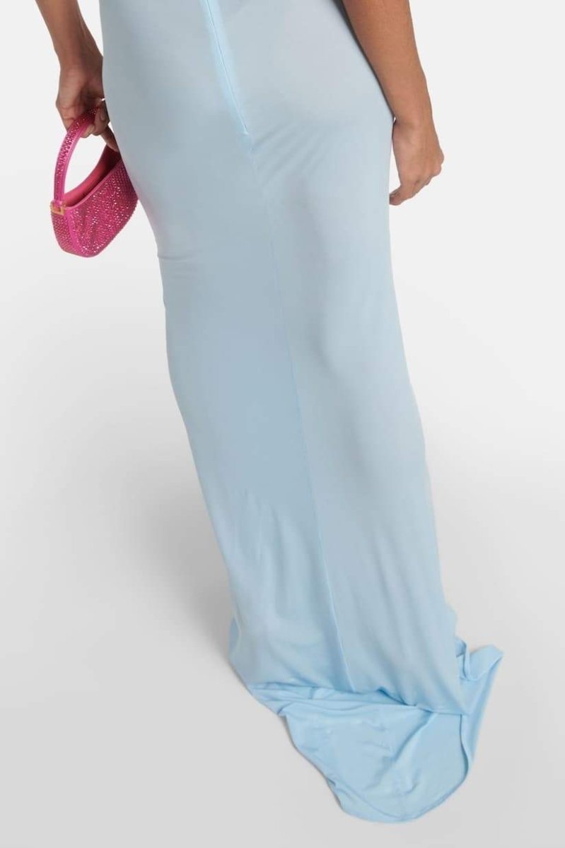 Alexia Halterneck -applique Maxi Dress