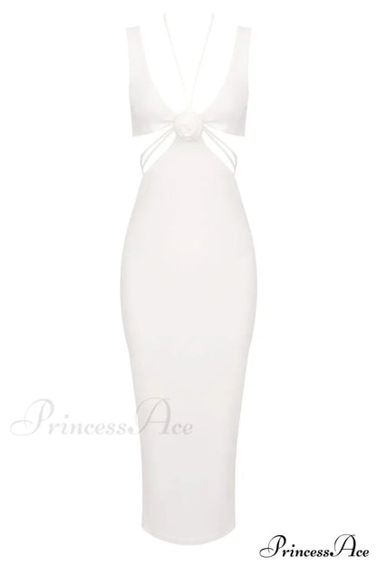 Alize Flower Stylish Embellished Maxi Dress
