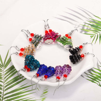 Amethyst Healing Drop Earrings | Various Crystals, 3cm