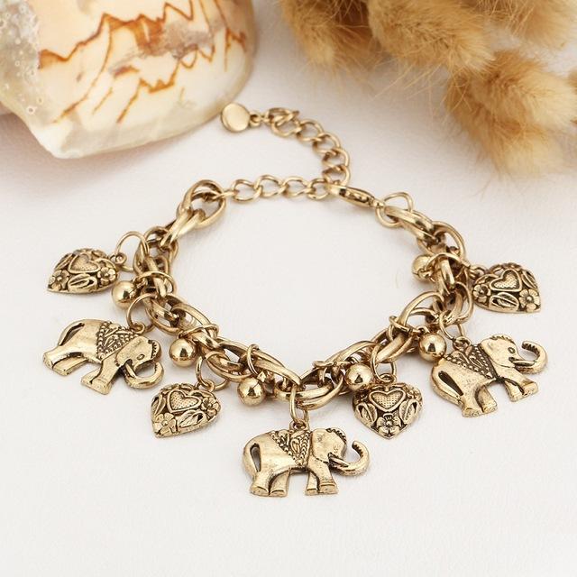 Style Elephant Charm Anklet