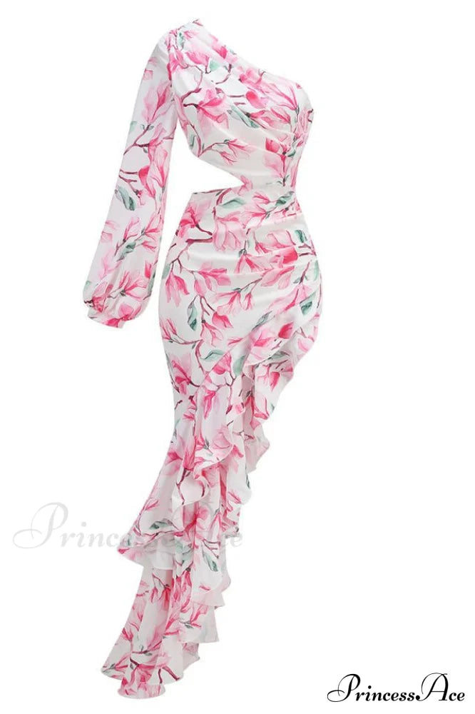 Asfrid Printed Stylish Maxi Dress