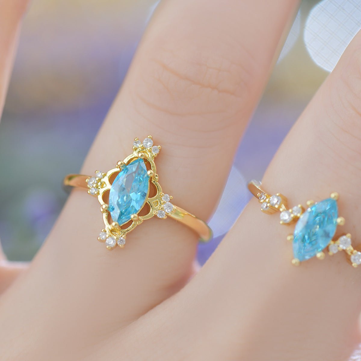 Azure Celestia Ring