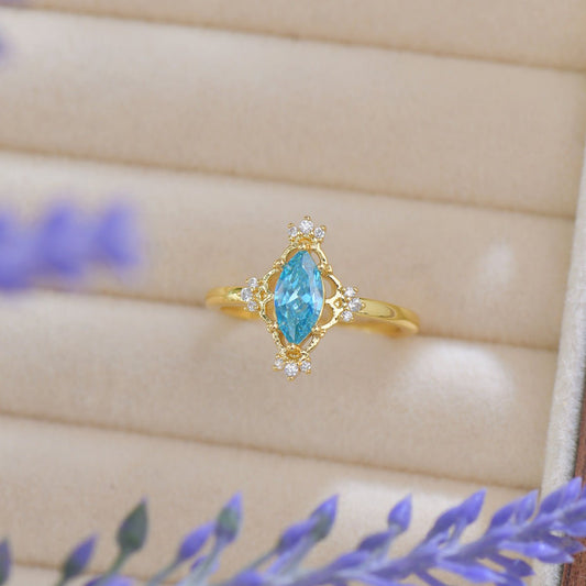 Azure Celestia Ring