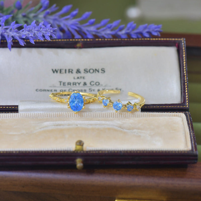 Azure Trilogy Ring