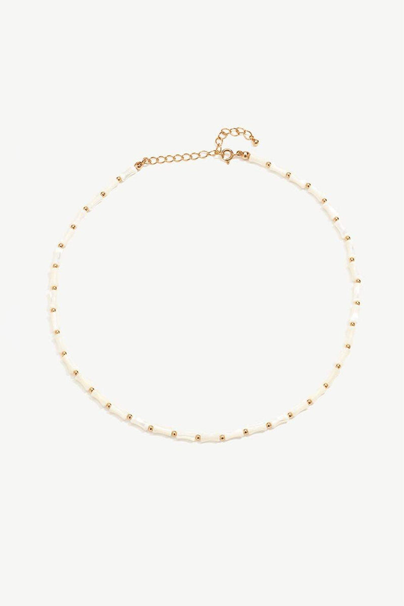Natural Pearl Bamboo Necklace
