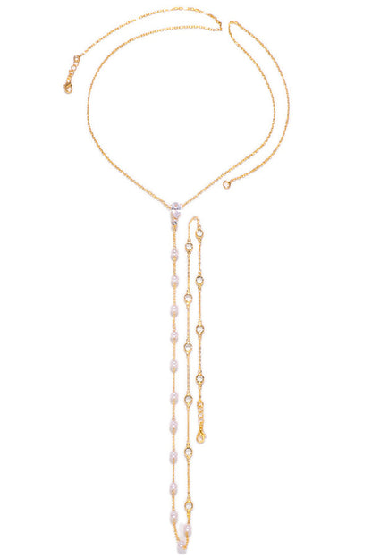 Pearl Diamond Body Necklace