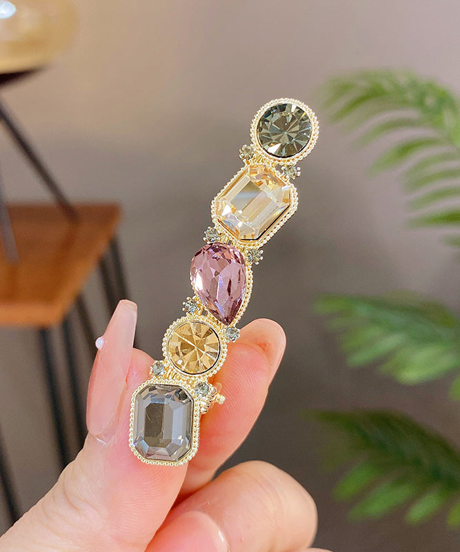 Vogue Rainbow Alloy Crystal Zircon Hairpin
