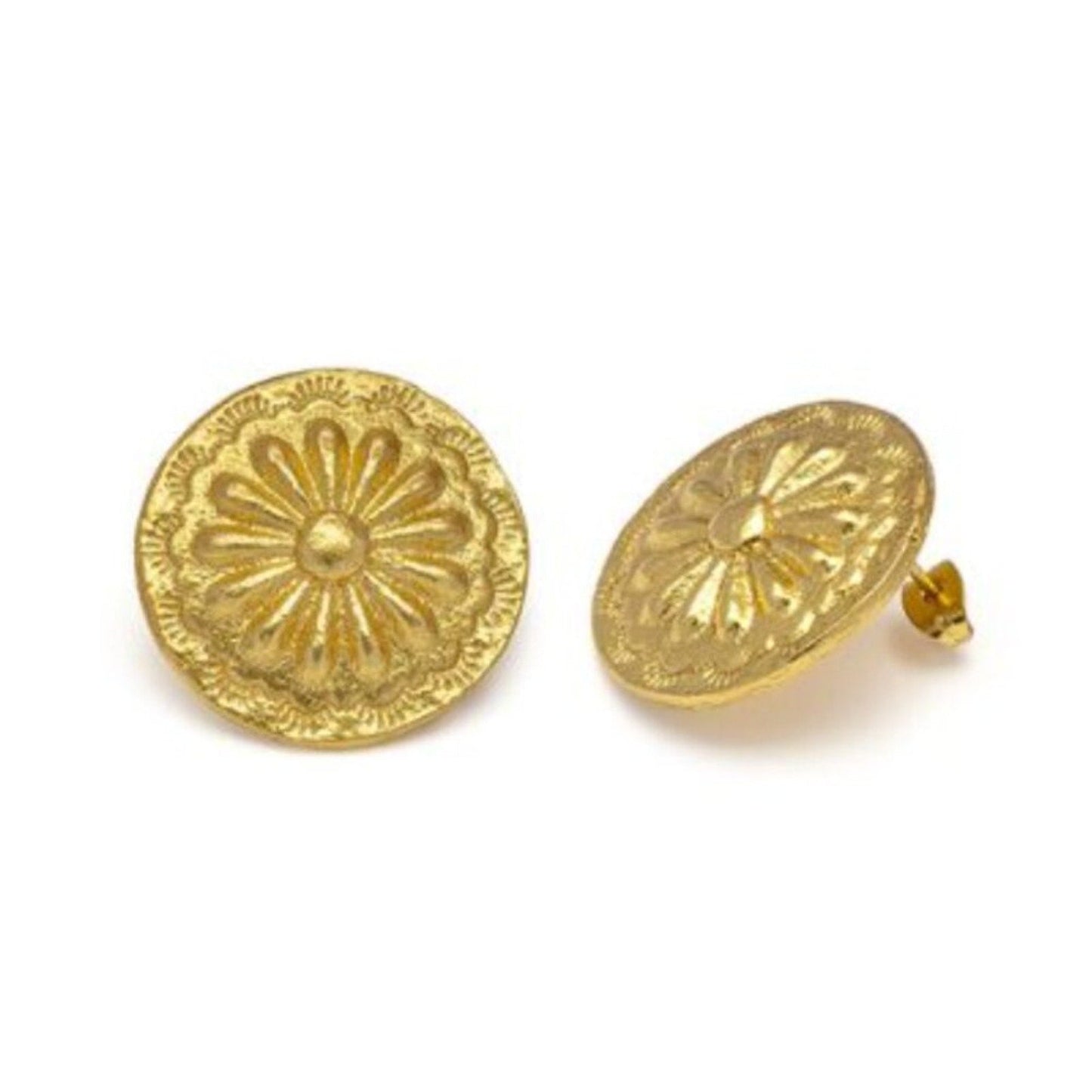 🇮🇹 “nessa” Gold Statement Earrings