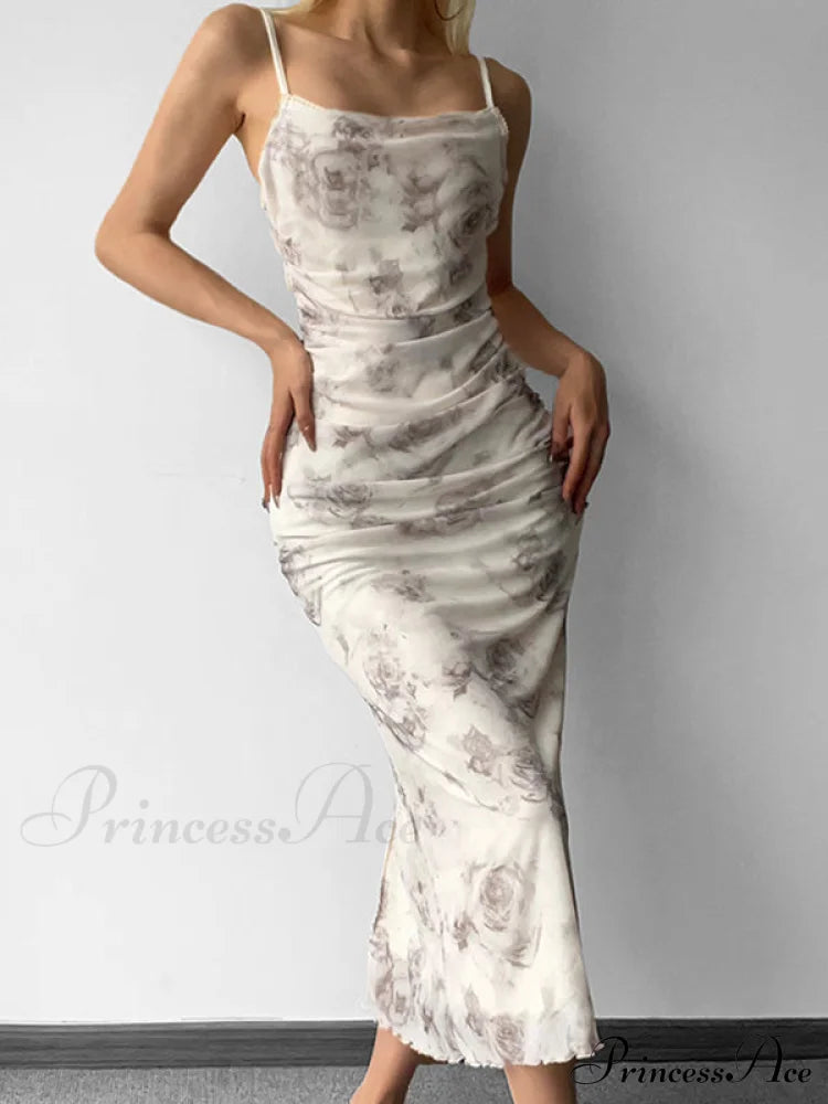 Back Slit Velvet Halter Maxi Dress