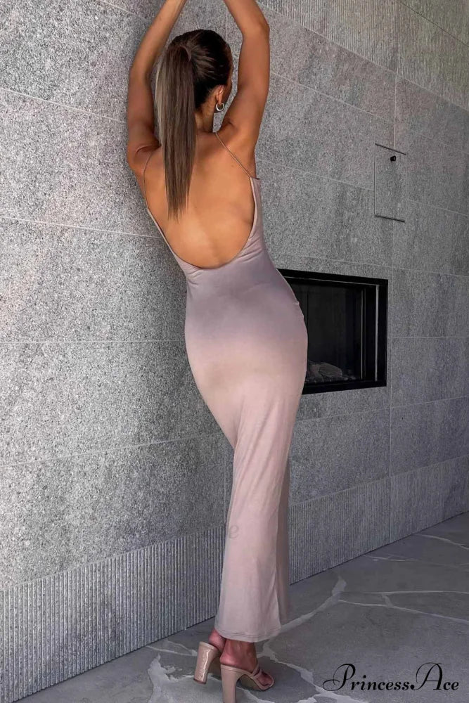 Backless Cami Dress in Color
