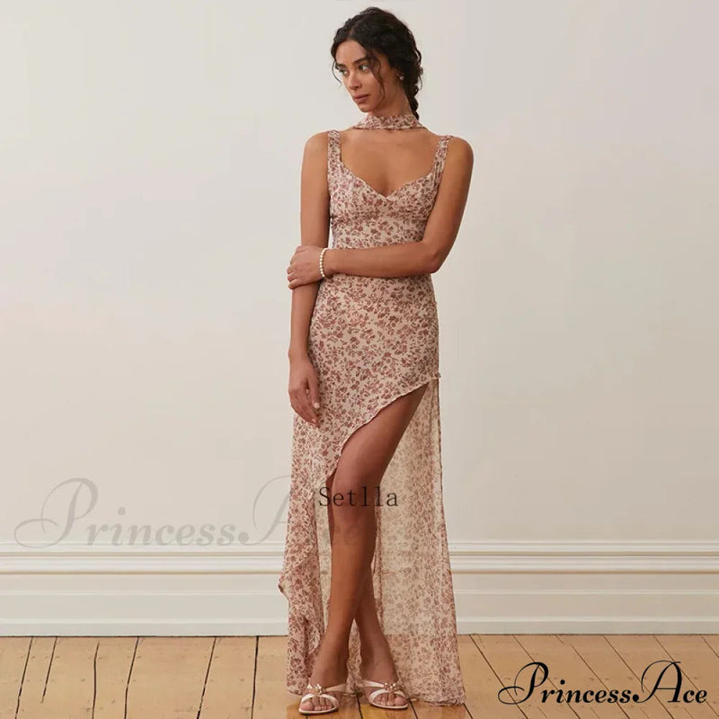 Backless Birthday Maxi Dress
