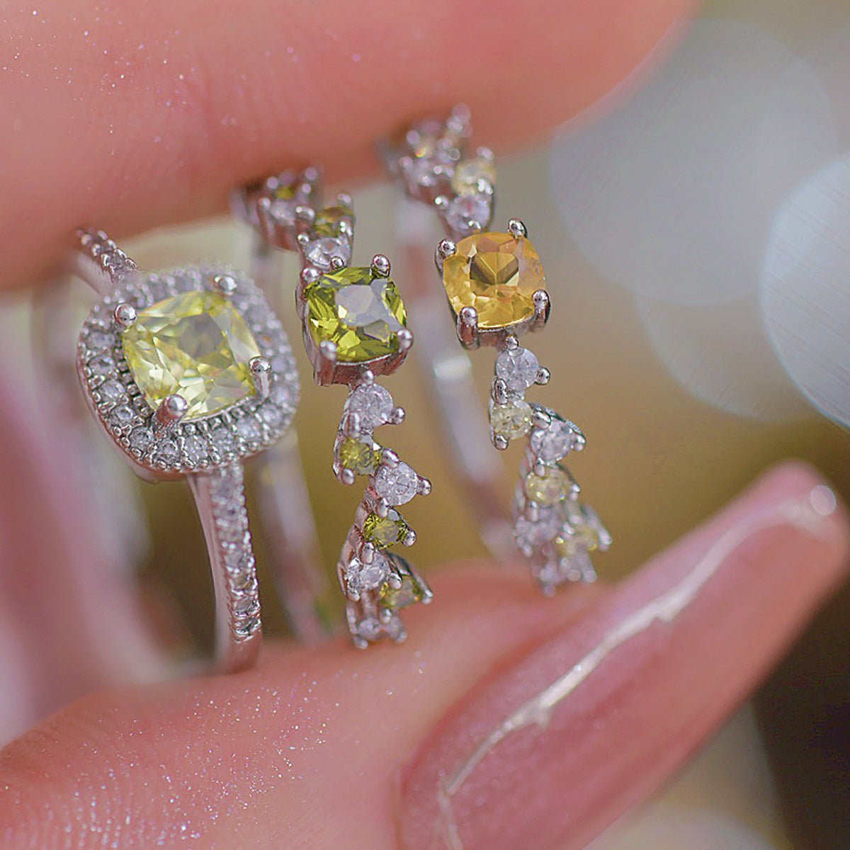 Citrine Poetry Ring