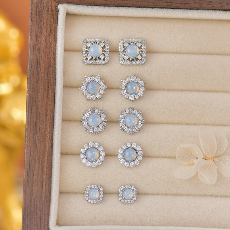 Baroque Stud Earrings - Shelly