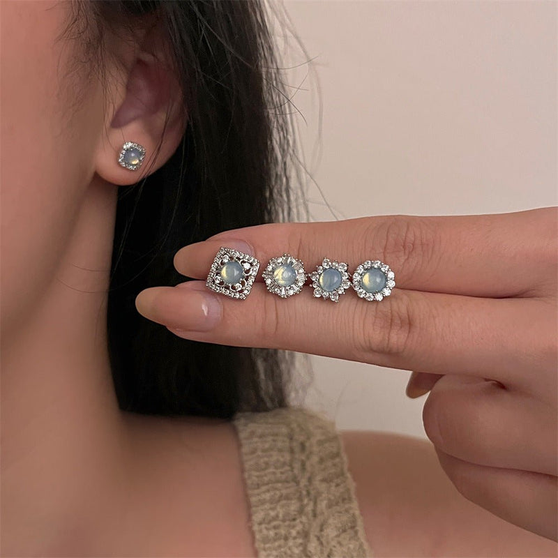 Baroque Stud Earrings - Sierra