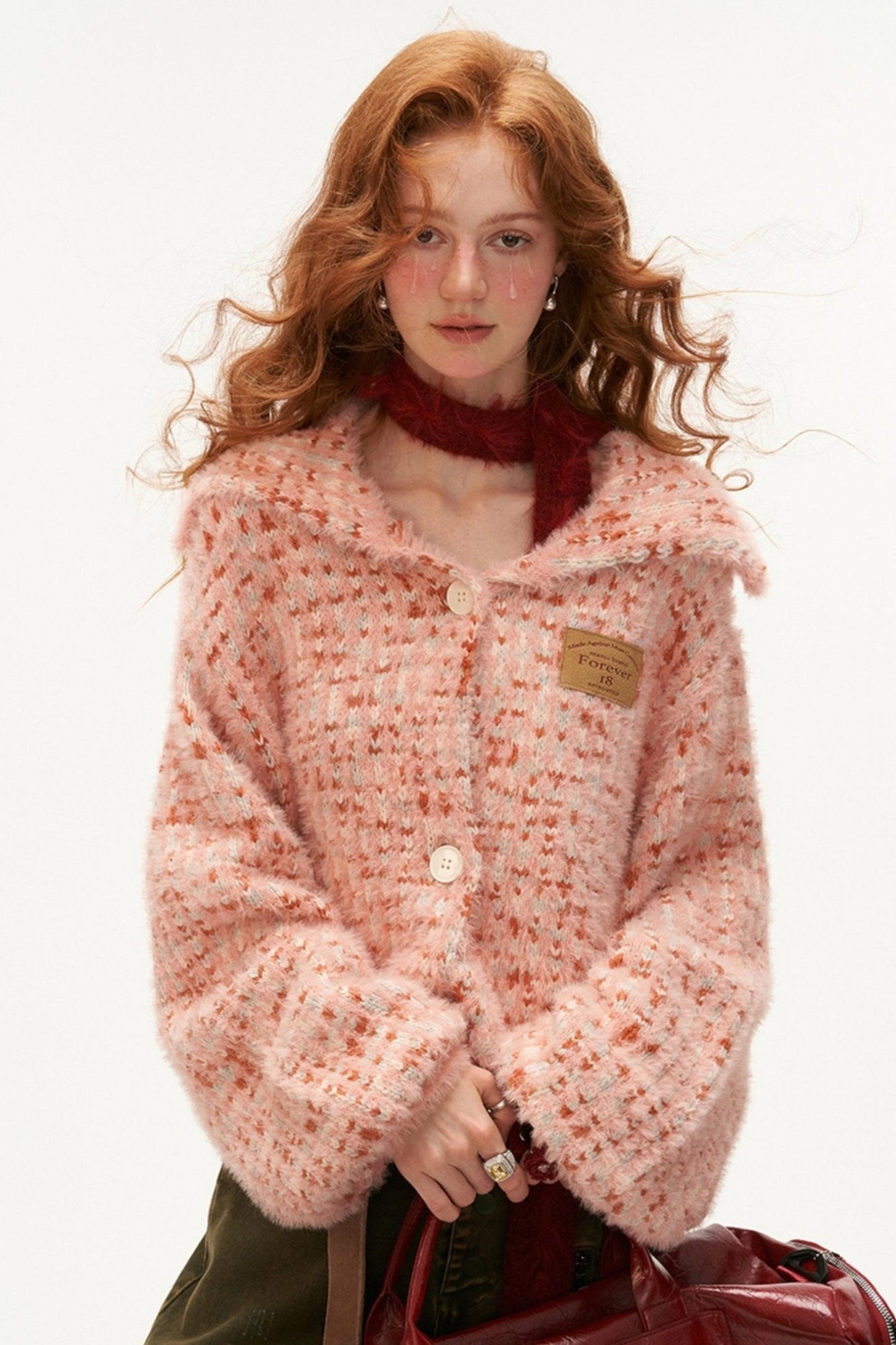 Fluffy Mohair Cardigan