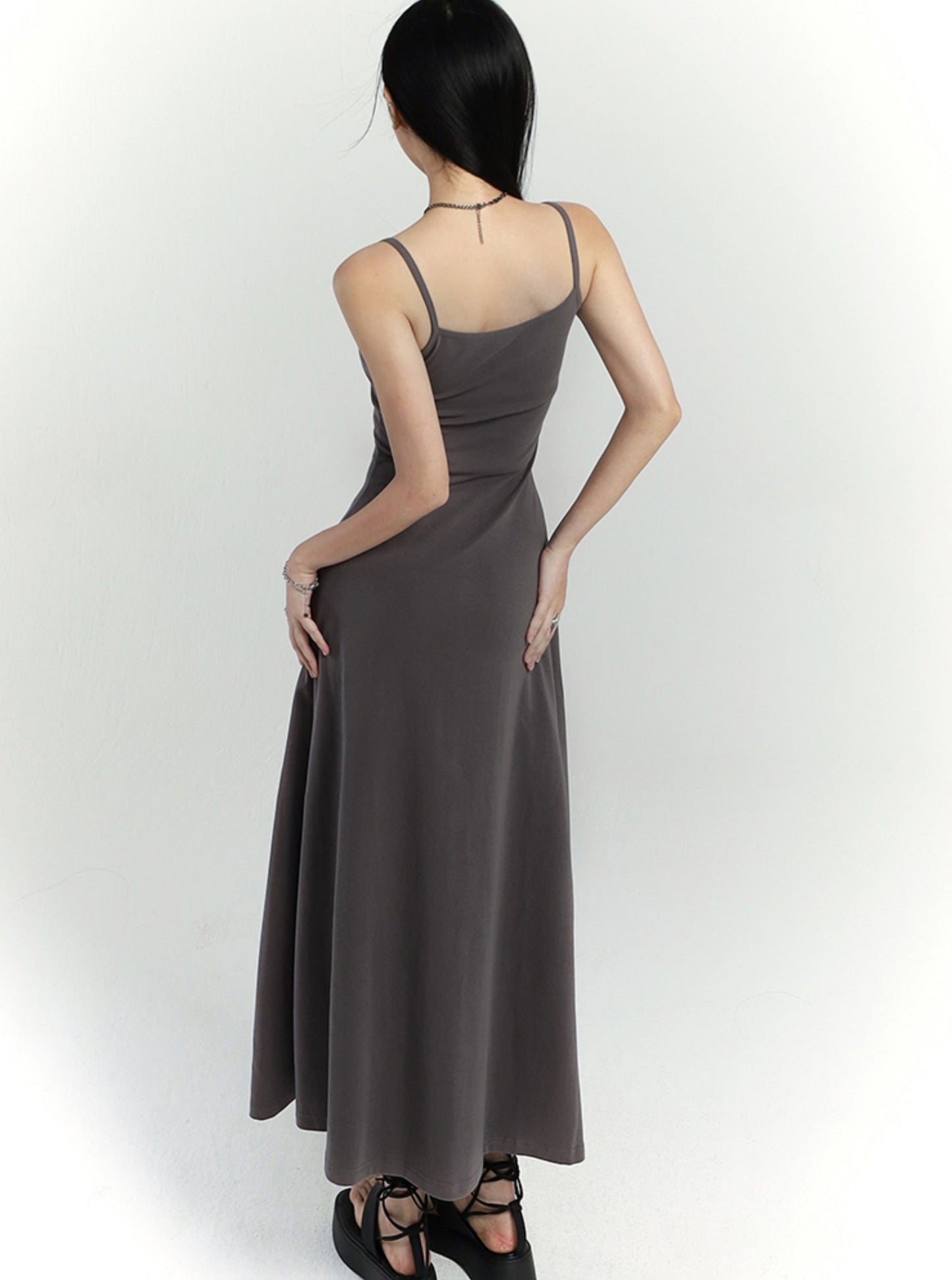Slim Waist Hip-covering Slip Dress