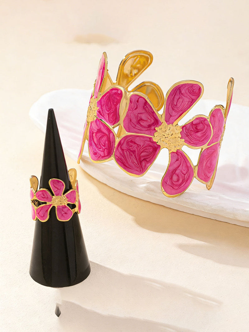 Flower Shape Bracelet Accessories Rings Accessories