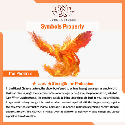 Buddha Stones Black Obsidian Yin Yang Dragon Phoenix Luck Necklace Pendant