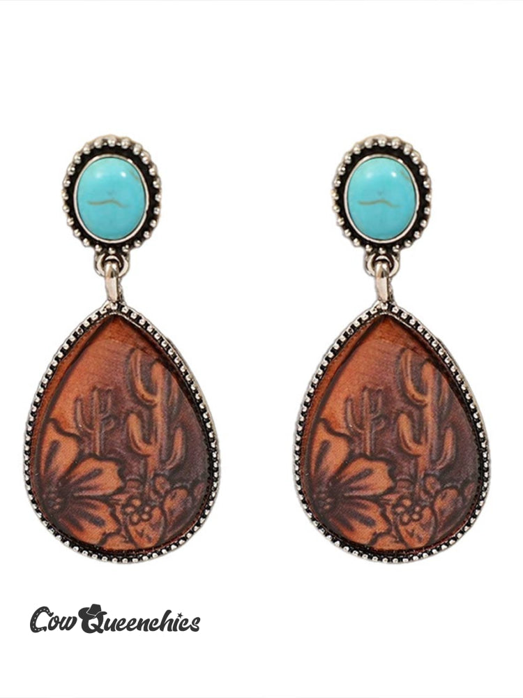 Retro Waterdrop Stud Earrings