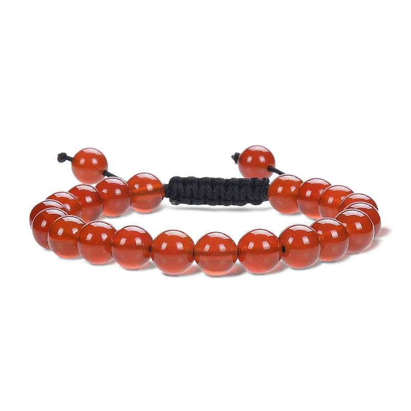 Adjustable Spiritual Healing Bracelet With Gemstone Beads